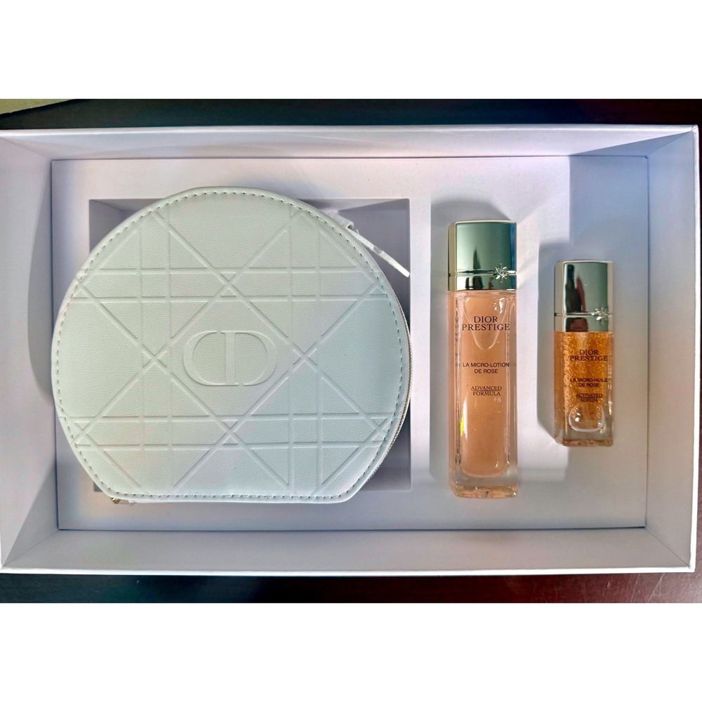 Dior Prestige Skincare Gift Set 30ml Lotion 10ml Serum + Gift Box Ready to Go!